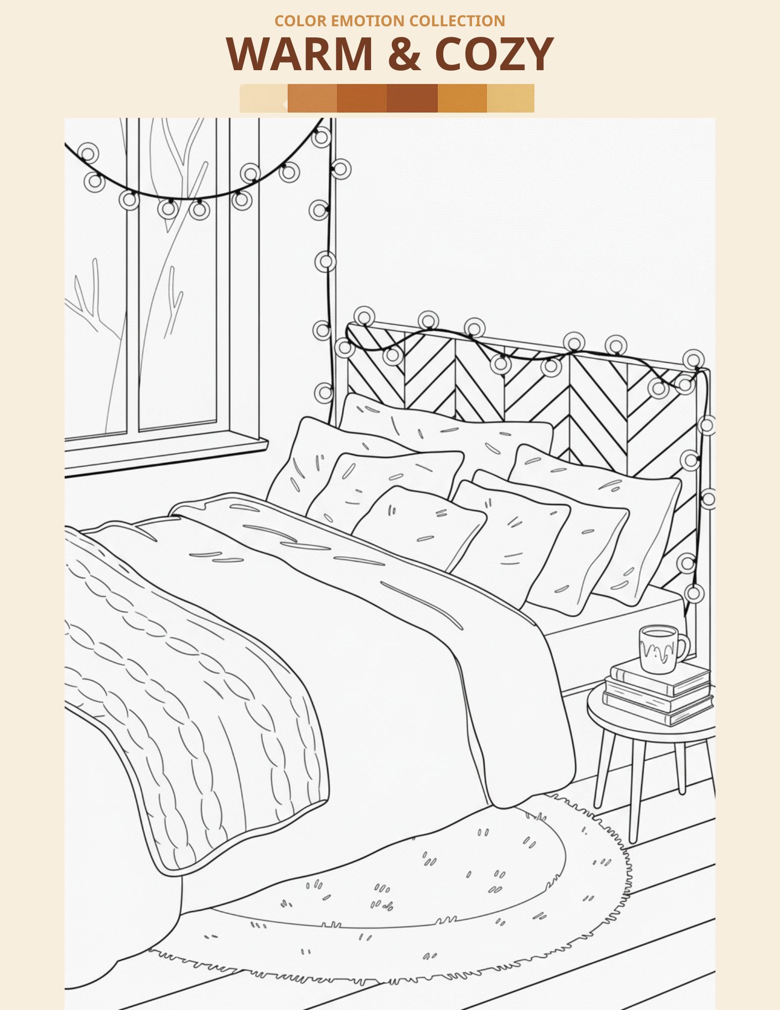 Warm & Cozy - Line Art 3