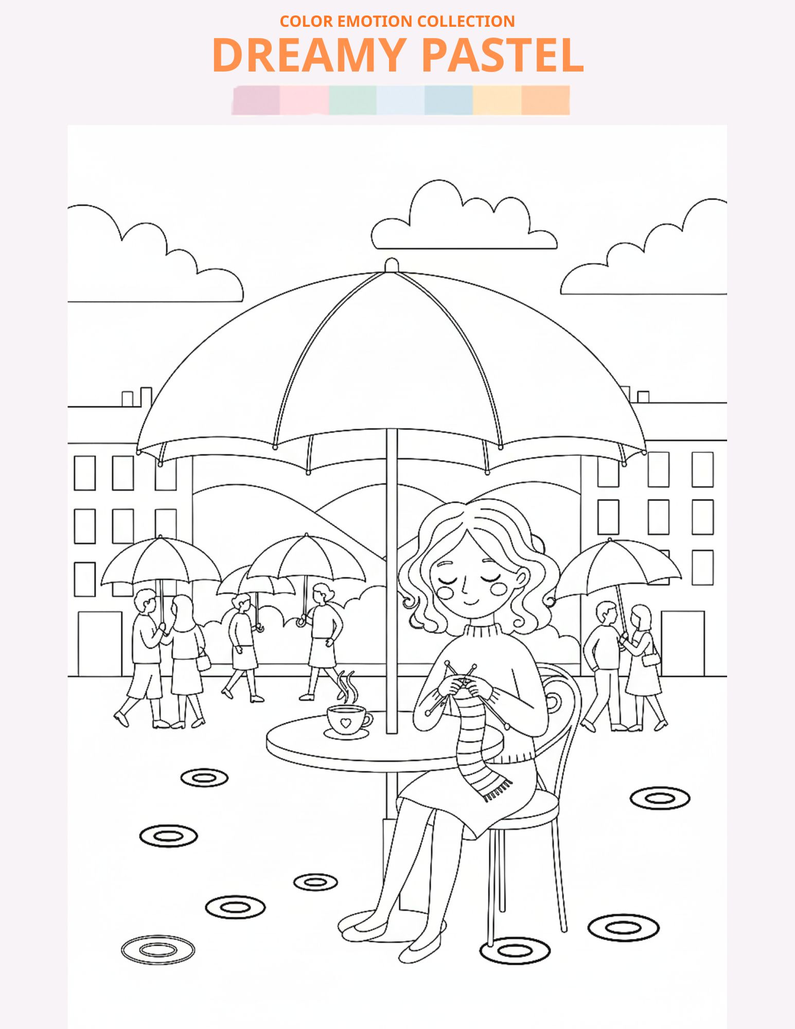 Dreamy Pastel - Line Art 5