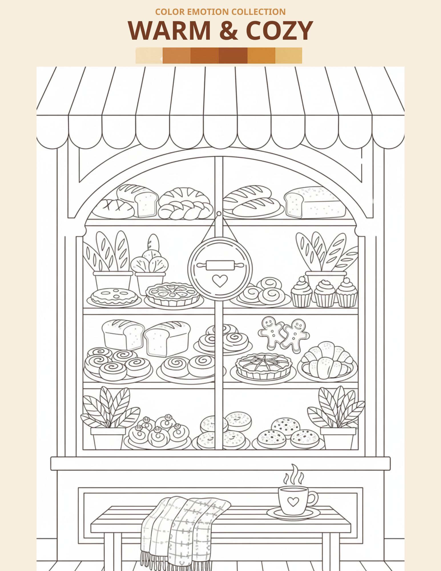 Warm & Cozy - Line Art 4