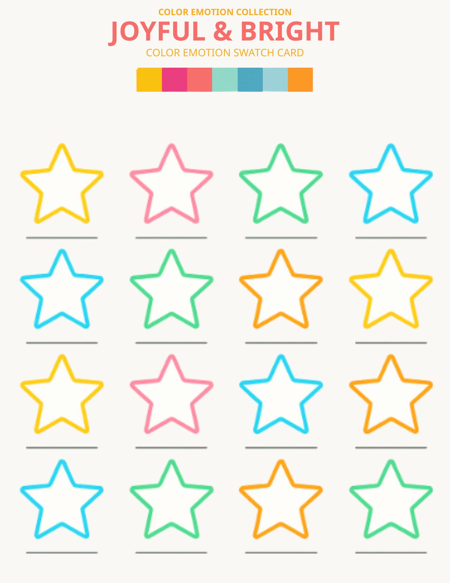 Joyful Bright - Swatch 1