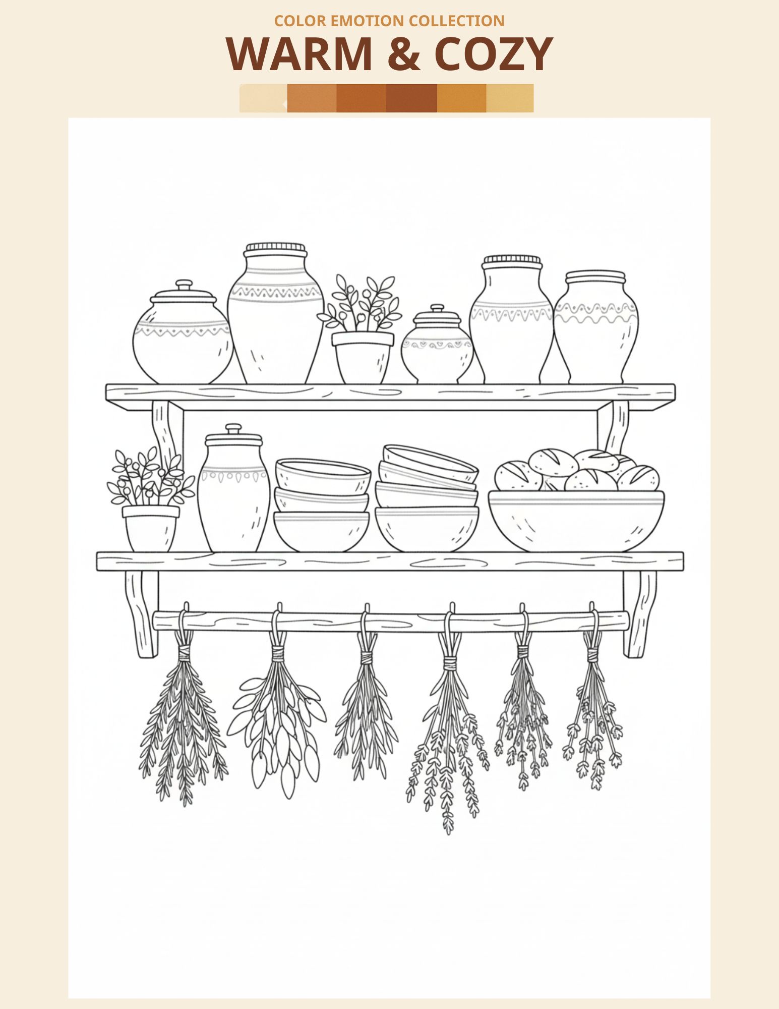 Warm & Cozy - Line Art 6