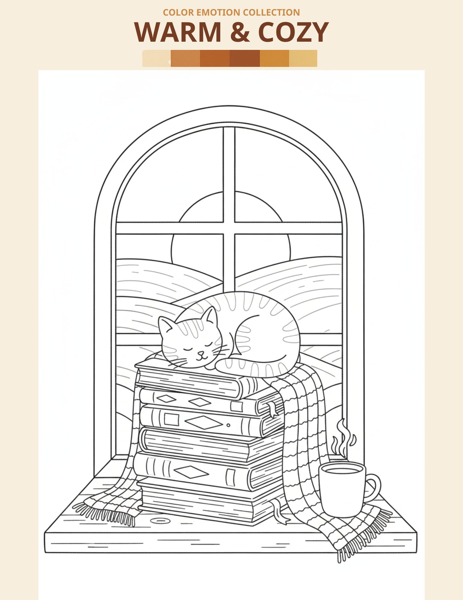 Warm & Cozy - Line Art 1