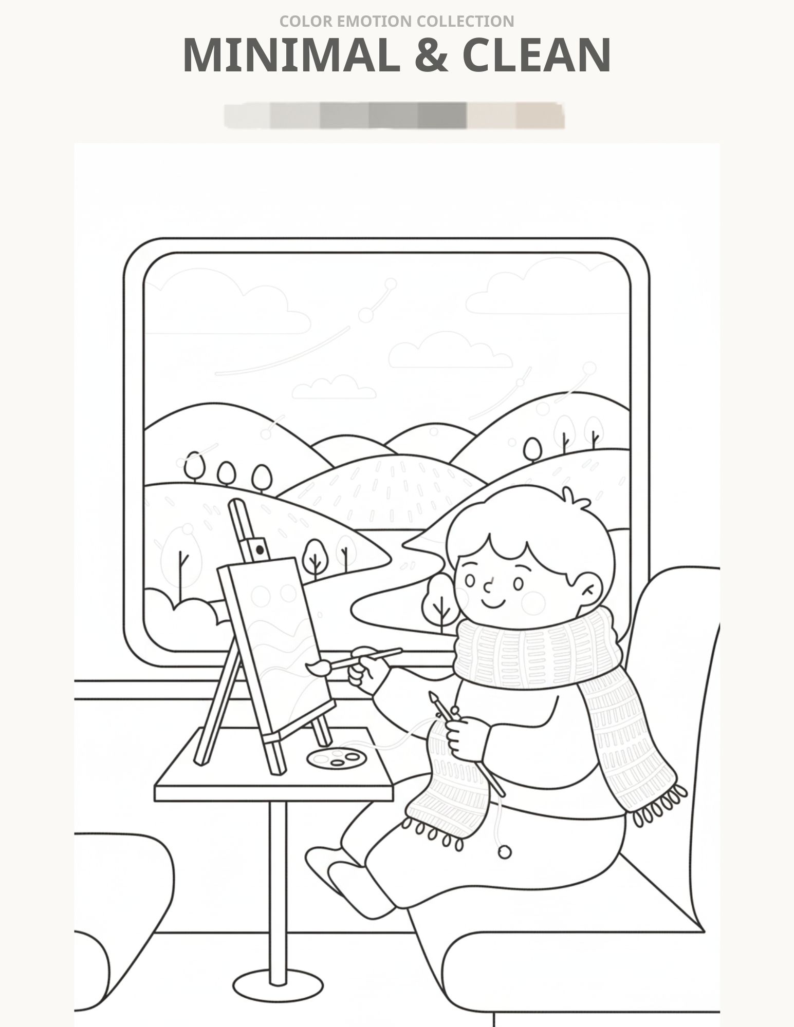 Minimal & Clean - Line Art 3