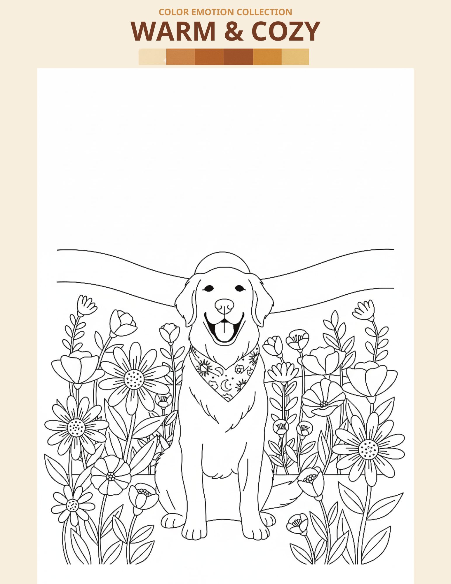 Warm & Cozy - Line Art 2